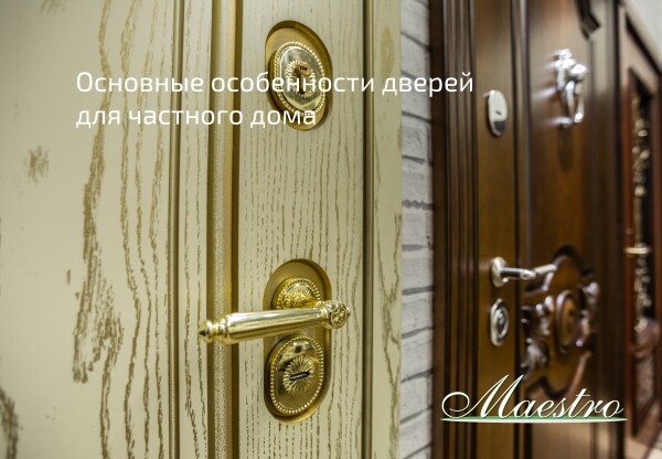 Основные особенности дверей для частного дома