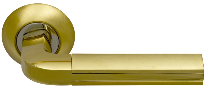 Дверная ручка SILLUR 96 S.GOLD/P.GOLD